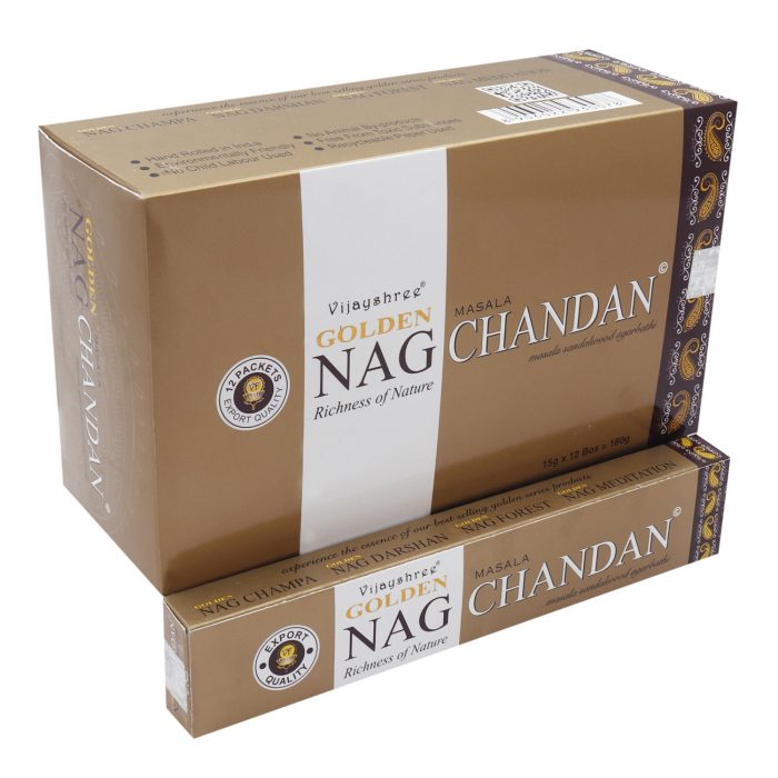 15g Golden Nag - Chandan Incense / 15g Golden Nag Chandan Incense 1