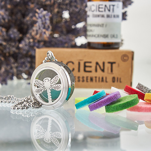 Dragonfly Aromatherapy Diffuser Necklace - 25mm / Aromatherapy Diffuser Necklace Dragonfly 25mm 1