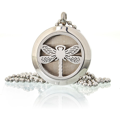 Dragonfly Aromatherapy Diffuser Necklace - 25mm / Aromatherapy Diffuser Necklace Dragonfly 25mm 2