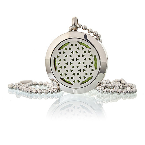 Flower of Life Aromatherapy Diffuser Necklace: Elevate Your Senses