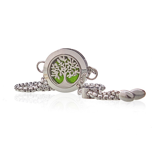Tree of Life Aromatherapy Chain Bracelet - 20mm: Embrace the Symbolism of Growth and Renewal