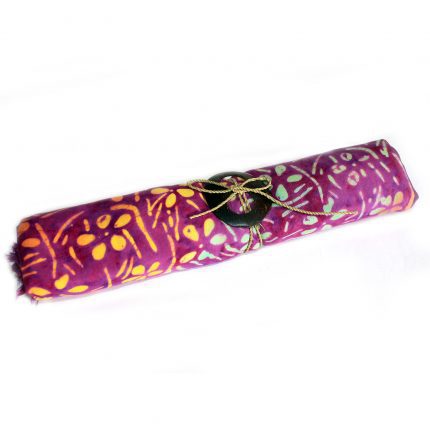 Bali Block Print Sarong - Pretty Petals - Purple