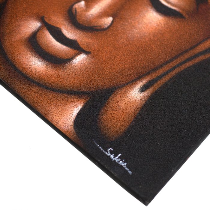 Copper Sand Finish Buddha Painting / Buddha Painting Copper Sand Finish 1