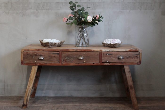 Console Table - Recycled Wood - 150x50x80cm / Console Table Recycled Wood 150x50x80cm 1 1