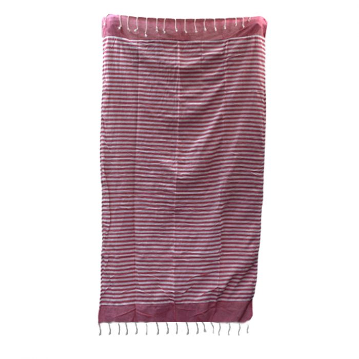 Cotton Pario Throw - 100x180 cm - Hot Pink