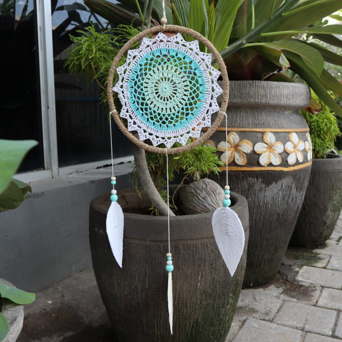Dream Catcher - Large Turquoise Elemental Spirits / Dream Catcher Large Turquoise Elemental Spirits 1 rotated