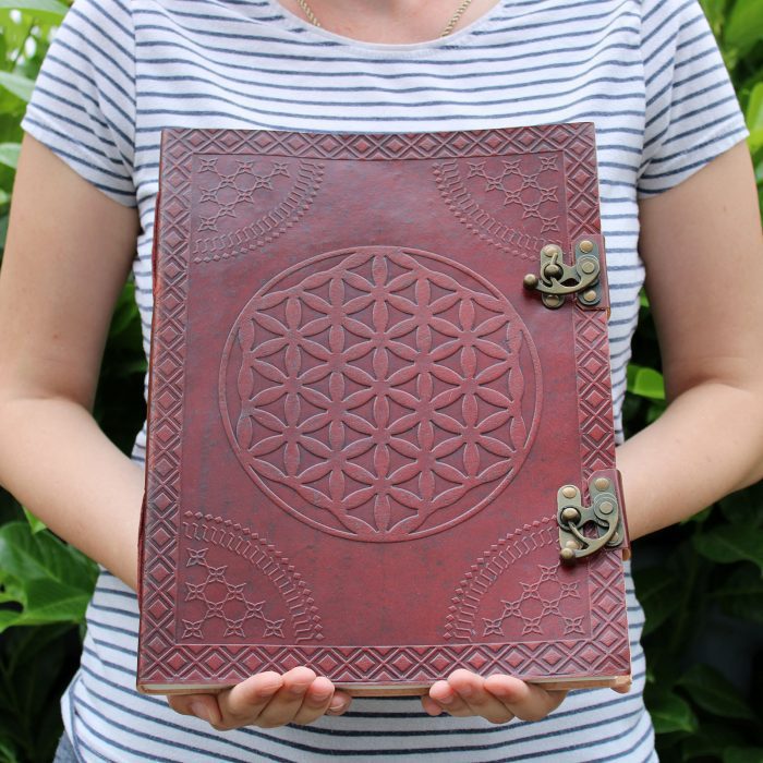 Huge Flower of Life Leather Book 10x13 (200 pages) / Huge Flower of Life Leather Book 10x13 200 pages 2