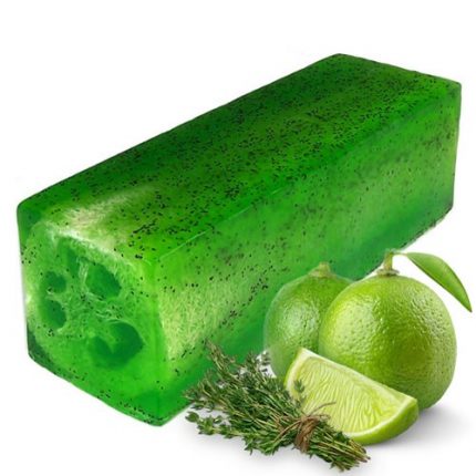 Loofah Soap Loaf - Lime & Thyme Toughy