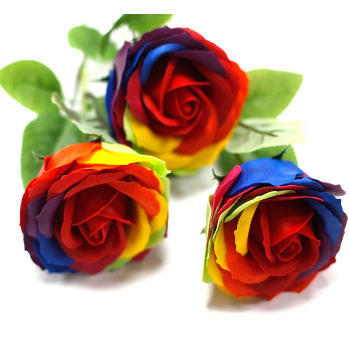 Luxury Soap Flower - Rainbow / Luxury Soap Flower Rainbow 2 1