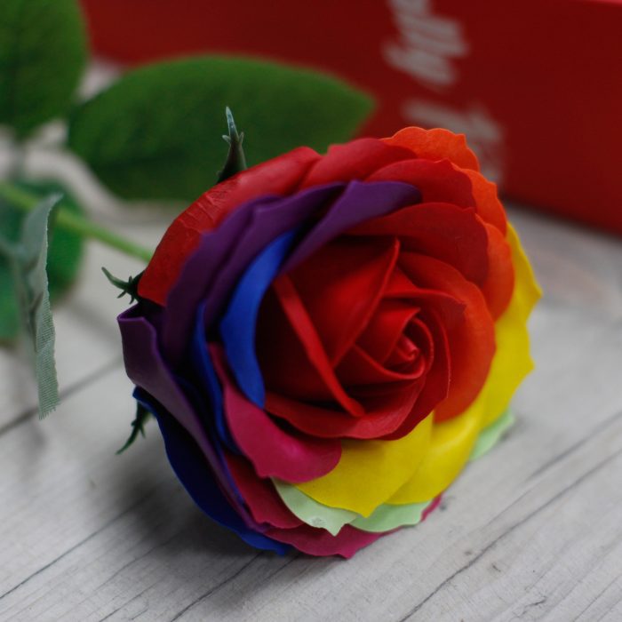 Luxury Soap Flower - Rainbow / Luxury Soap Flower Rainbow 3 1