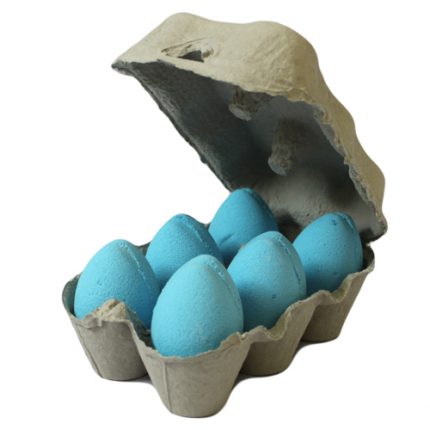 Pack of 6 Bath Eggs - Blueberry