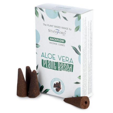 Plant Based Backflow Incense Cones - Aloe Vera