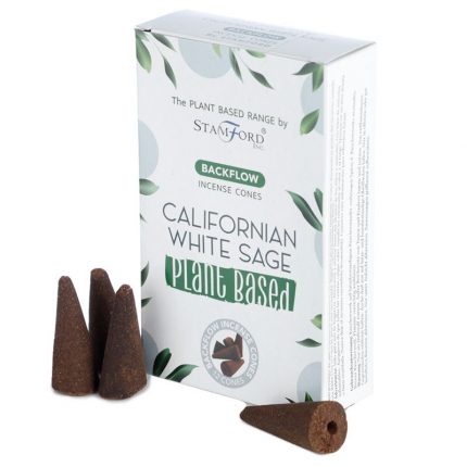 Plant Based Backflow Incense Cones - Californian White Sage