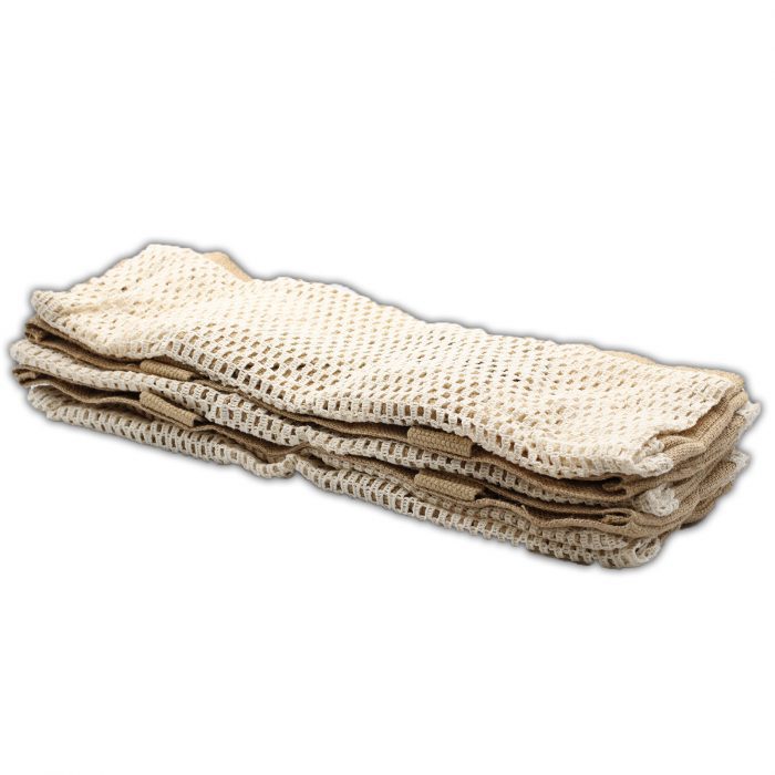 Pure Soft Jute and Cotton Mesh Bag - Natural / Pure Soft Jute and Cotton Mesh Bag Natural 1 1
