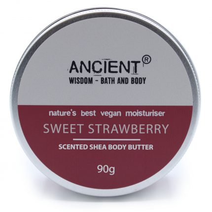 Scented Shea Body Butter 90g - Sweet Strawberry