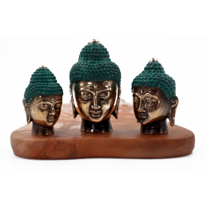 Set of 3 - Buddha Heads (asst sizes)