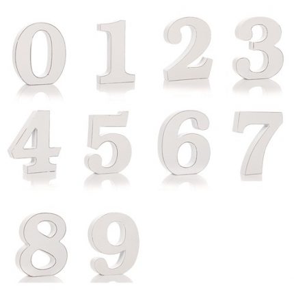 Shabby Chic Numbers - 1 Though 0 (10)