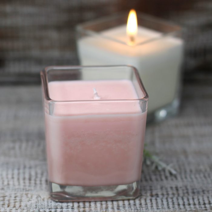 White Label Soy Wax Jar Candle - Pomegranate & Orange / White Label Soy Wax Jar Candle Pomegranate Orange 1