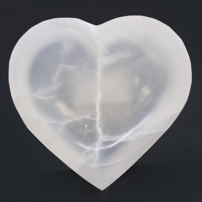 Selenite Heart Bowl - 15cm / Selenite Heart Bowl 15cm 1