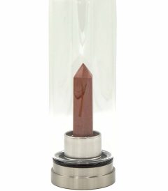 Crystal-Infused-Glass-Water-Bottle-Invigorating-Red-Jasper-Obelisk-1